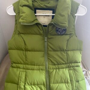 Abercrombie & Fitch Kids Green Puffer Vest